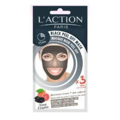 L'ACTION PARIS Masque Noir Pell-Off X3