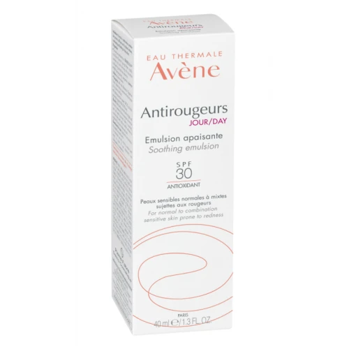 Avène AVÈNE ANTIROUGEURS JOUR Emulsion Apaisante SPF 30 - 40ml 2 Avène AVÈNE ANTIROUGEURS JOUR Emulsion Apaisante SPF 30 - 40ml – Image 2