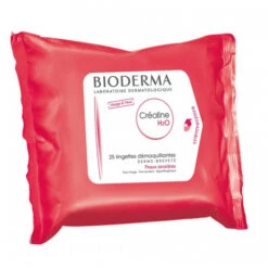 BIODERMA CREALINE H2O 25 Lingettes Démaquillantes