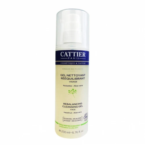 CATTIER GEL NETTOYANT Rééquilibrant Vague De Pureté - 200ml 1 CATTIER GEL NETTOYANT Rééquilibrant Vague De Pureté - 200ml