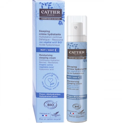 CATTIER SLEEPING Crème Hydrante - 50ml 1 CATTIER SLEEPING Crème Hydrante - 50ml