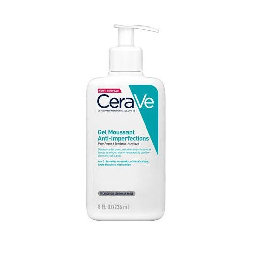 CERAVE Gel Moussant Anti-Imperfections Sans Parfum - 236ml 1 CERAVE Gel Moussant Anti-Imperfections Sans Parfum - 236ml