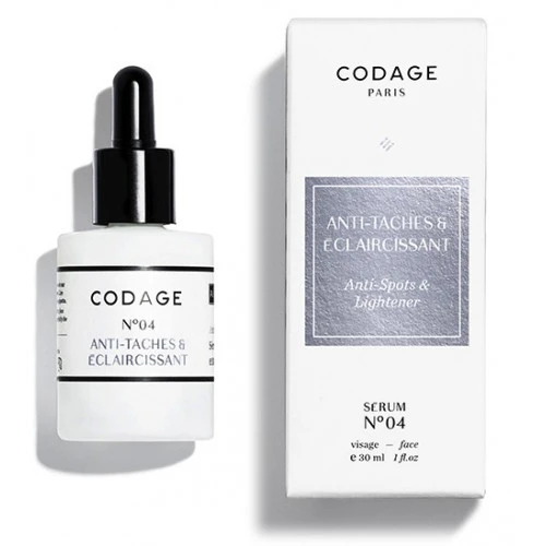 CODAGE SERUM N°4 ANTI-TACHES & ÉCLAIRCISSANT - 30 Ml 1 CODAGE SERUM N°4 ANTI-TACHES & ÉCLAIRCISSANT - 30 Ml