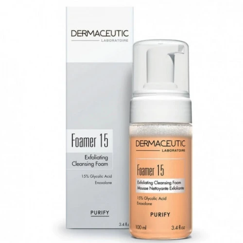 DERMACEUTIC FOAMER 15 MOUSSE EXFOLIANTE INTENSE - 100ml 1 DERMACEUTIC FOAMER 15 MOUSSE EXFOLIANTE INTENSE - 100ml