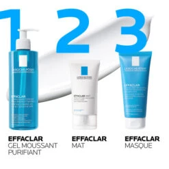 LA ROCHE-POSAY LA ROCHE POSAY EFFACLAR MAT Crème Séborégulatrice - 40ml 10 LA ROCHE-POSAY LA ROCHE POSAY EFFACLAR MAT Crème Séborégulatrice - 40ml -Magasin De Produits De Soins effaclar mat 40ml gel mouss 50ml 3