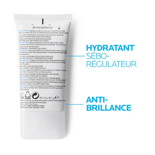 LA ROCHE-POSAY LA ROCHE POSAY EFFACLAR MAT Crème Séborégulatrice - 40ml 5 LA ROCHE-POSAY LA ROCHE POSAY EFFACLAR MAT Crème Séborégulatrice - 40ml – Image 5