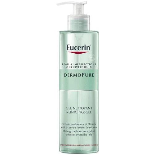 EUCERIN DERMOPURE Gel Nettoyant - 400ml 1 EUCERIN DERMOPURE Gel Nettoyant - 400ml