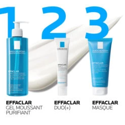 LA ROCHE-POSAY LA ROCHE POSAY EFFACLAR Gel Moussant Purifiant - 400ml -Magasin De Produits De Soins la roche posay effaclar gel moussant purifiant 400 ml 3