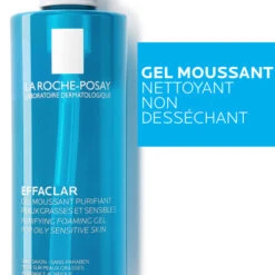 LA ROCHE-POSAY LA ROCHE POSAY EFFACLAR Gel Moussant Purifiant - 400ml -Magasin De Produits De Soins la roche posay effaclar gel moussant purifiant 400 ml 4