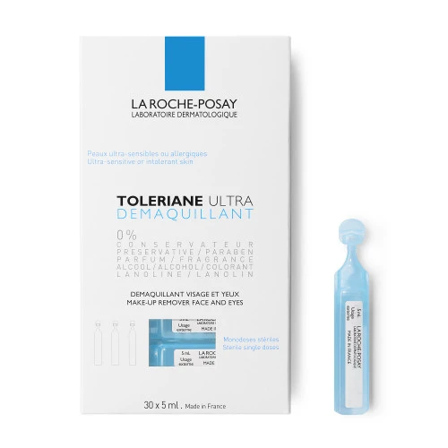 LA ROCHE-POSAY LA ROCHE POSAY TOLÉRIANE Démaquillant Yeux - 30x5ml 2 LA ROCHE-POSAY LA ROCHE POSAY TOLÉRIANE Démaquillant Yeux - 30x5ml – Image 2