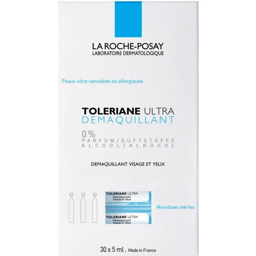 LA ROCHE-POSAY LA ROCHE POSAY TOLÉRIANE Démaquillant Yeux - 30x5ml 1 LA ROCHE-POSAY LA ROCHE POSAY TOLÉRIANE Démaquillant Yeux - 30x5ml