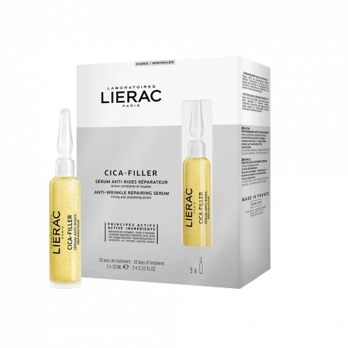 LIERAC CICA-FILLER Sérum Anti-Rides Réparateur - 3x10ml 1 LIERAC CICA-FILLER Sérum Anti-Rides Réparateur - 3x10ml