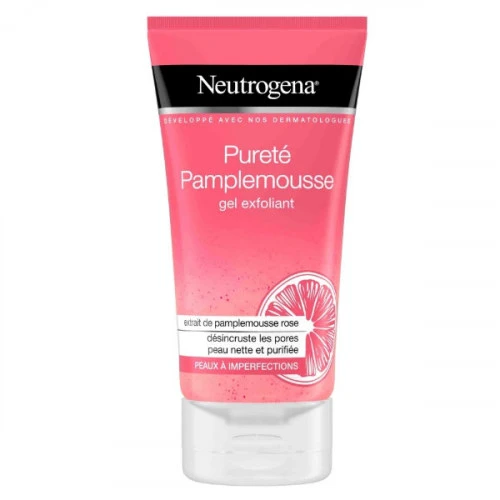 NEUTROGENA Gel Nettoyant Exfoliant Pamplemousse Rose - 150ml 1 NEUTROGENA Gel Nettoyant Exfoliant Pamplemousse Rose - 150ml