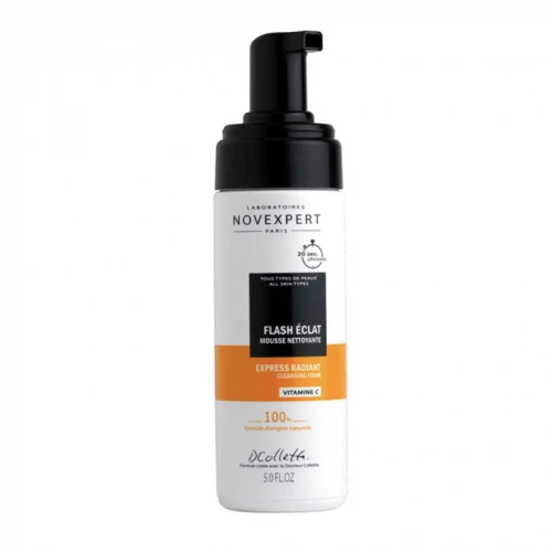 NOVEXPERT MOUSSE NETTOYANTE FLASH ÉCLAT - 150ml 1 NOVEXPERT MOUSSE NETTOYANTE FLASH ÉCLAT - 150ml
