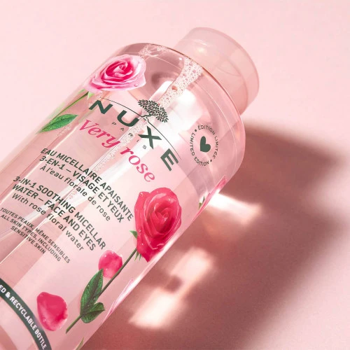 NUXE VERY ROSE Eau Micellaire Apaisante 3-en-1 - 750ml 2 NUXE VERY ROSE Eau Micellaire Apaisante 3-en-1 - 750ml – Image 2