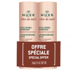NUXE RÊVE DE MIEL Stick Lèvres Hydratant Miel De Tournesol - 2x4g