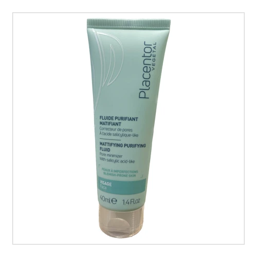 PLACENTOR Fluide Purifiant Matifiant à L'Acide Salicylique Peau à Imperfections - 40ml 1 PLACENTOR Fluide Purifiant Matifiant à L'Acide Salicylique Peau à Imperfections - 40ml