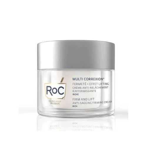 ROC MULTI CORREXION FERMETE + EFFET LIFTING CREME ANTI-RELACHEMENT RAFFERMISSANTE - 50ml 1 ROC MULTI CORREXION FERMETE + EFFET LIFTING CREME ANTI-RELACHEMENT RAFFERMISSANTE - 50ml