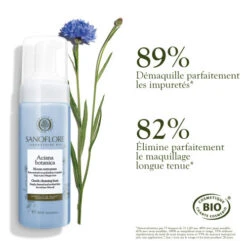 SANOFLORE ACIANA BOTANICA Mousse D'Eau Nettoyante BIO - 150ml -Magasin De Produits De Soins sanoflore aciana botanica mousse d eau nettoyante 150 ml 3