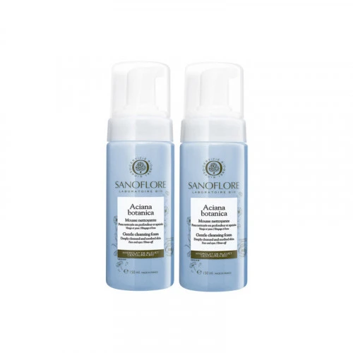 SANOFLORE ACIANA BOTANICA Mousse D'Eau Nettoyante BIO - Lot De 2x150ml 5 SANOFLORE ACIANA BOTANICA Mousse D'Eau Nettoyante BIO - Lot De 2x150ml – Image 5