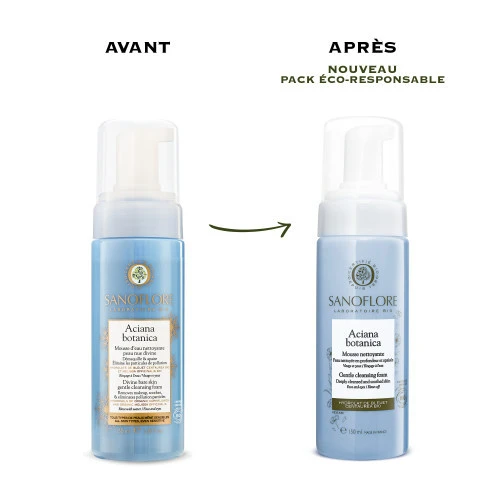 SANOFLORE ACIANA BOTANICA Mousse D'Eau Nettoyante BIO - Lot De 2x150ml 7 SANOFLORE ACIANA BOTANICA Mousse D'Eau Nettoyante BIO - Lot De 2x150ml – Image 7