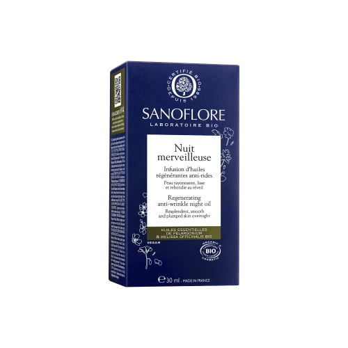 SANOFLORE MERVEILLEUSE Essence Nuit Anti-Age BIO - 30ml 7 SANOFLORE MERVEILLEUSE Essence Nuit Anti-Age BIO - 30ml – Image 7