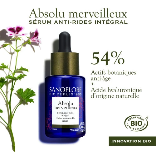 SANOFLORE MERVEILLEUSE Absolu Sérum Anti-Age BIO - 30ml 7 SANOFLORE MERVEILLEUSE Absolu Sérum Anti-Age BIO - 30ml – Image 7