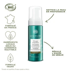 SANOFLORE MAGNIFICA Mousse Nettoyante Purifiante BIO - 150ml 9 SANOFLORE MAGNIFICA Mousse Nettoyante Purifiante BIO - 150ml -Magasin De Produits De Soins sanoflore mousse magnifica nettoyant purifiant nouvelle peau 150 ml 2