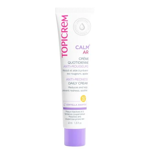 TOPICREM CALM+ AR Crème Quotidienne Anti-Rougeurs SPF 50+ - 40ml 2 TOPICREM CALM+ AR Crème Quotidienne Anti-Rougeurs SPF 50+ - 40ml – Image 2