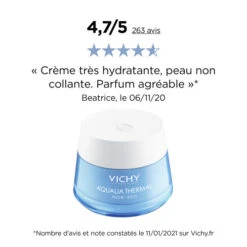 VICHY AQUALIA THERMAL Crème Riche - 50ml 11 VICHY AQUALIA THERMAL Crème Riche - 50ml -Magasin De Produits De Soins vichy aqualia thermal creme riche pot 50 ml 2