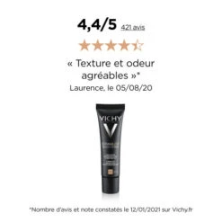 VICHY DERMABLEND 3D CORRECTION 45 Gold - 30ml -Magasin De Produits De Soins vichy dermablend 3d correction gold 45 30ml 4