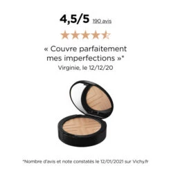 VICHY DERMABLEND COVERMATTE FOND DE TEINT 35 Sable - 9,5g -Magasin De Produits De Soins vichy dermablend covermatte fond de teint 35 sable 9 5g 4