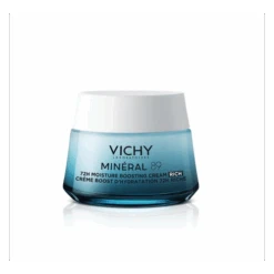 VICHY MINÉRAL 89 Crème Boost D'Hydratation 72h Texture Riche - 50 Ml