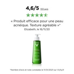 VICHY NORMADERM PHYTOSOLUTION GEL PURIFIANT INTENSE - 400ml -Magasin De Produits De Soins vichy normaderm phytosolution gel purifiant intense 400 ml 5